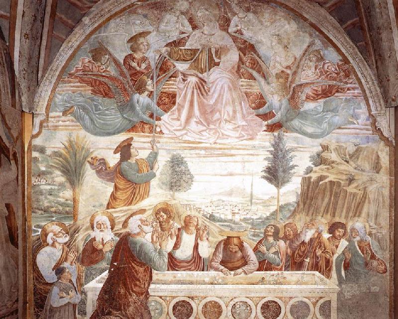 GOZZOLI, Benozzo Assumption of the Virgin sdtg oil painting image